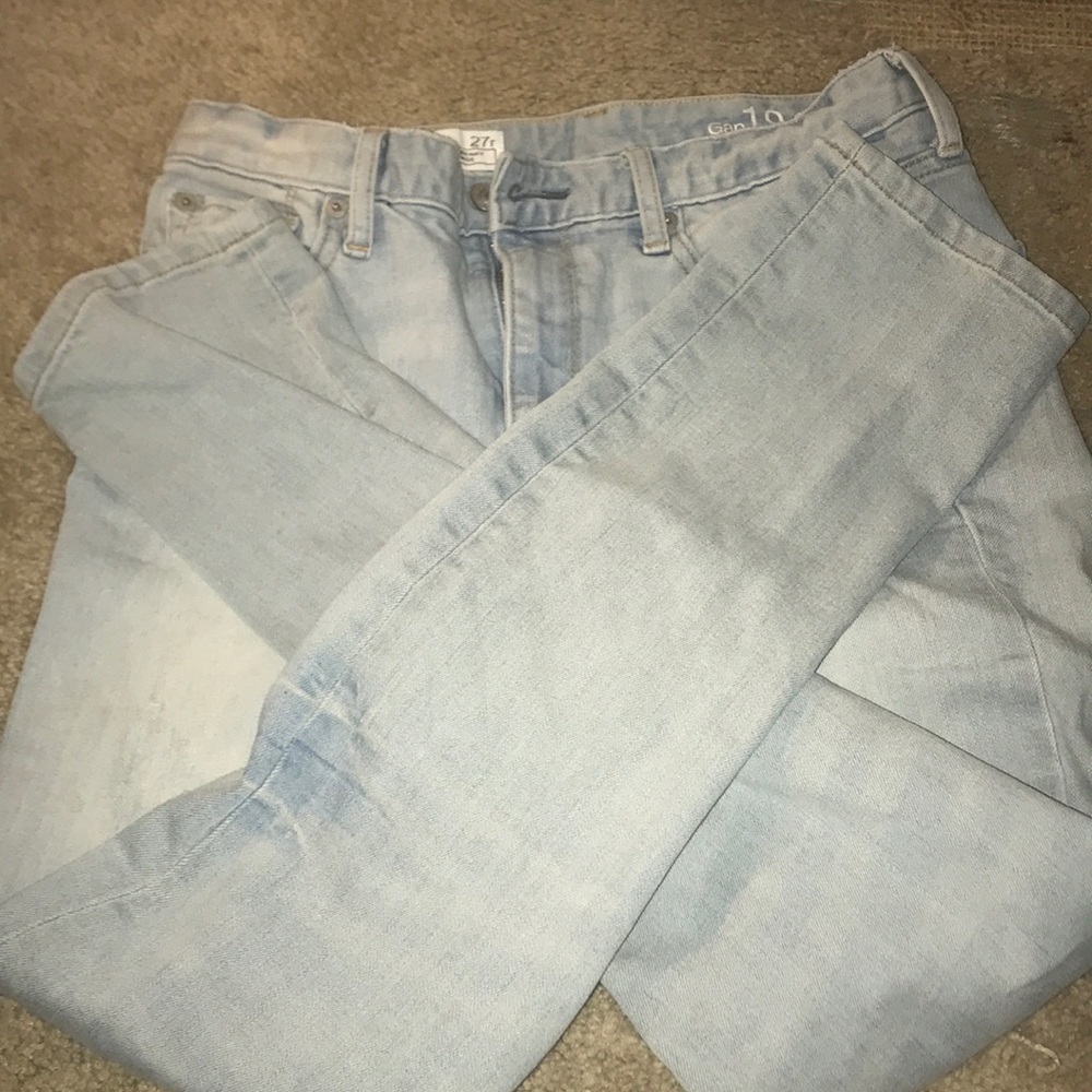 Skinny high rise jeans